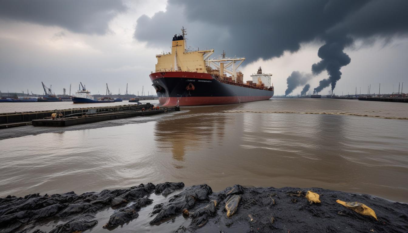 Fuite de pétrole dans le port d’Anvers en Belgique : perturbation du trafic maritime