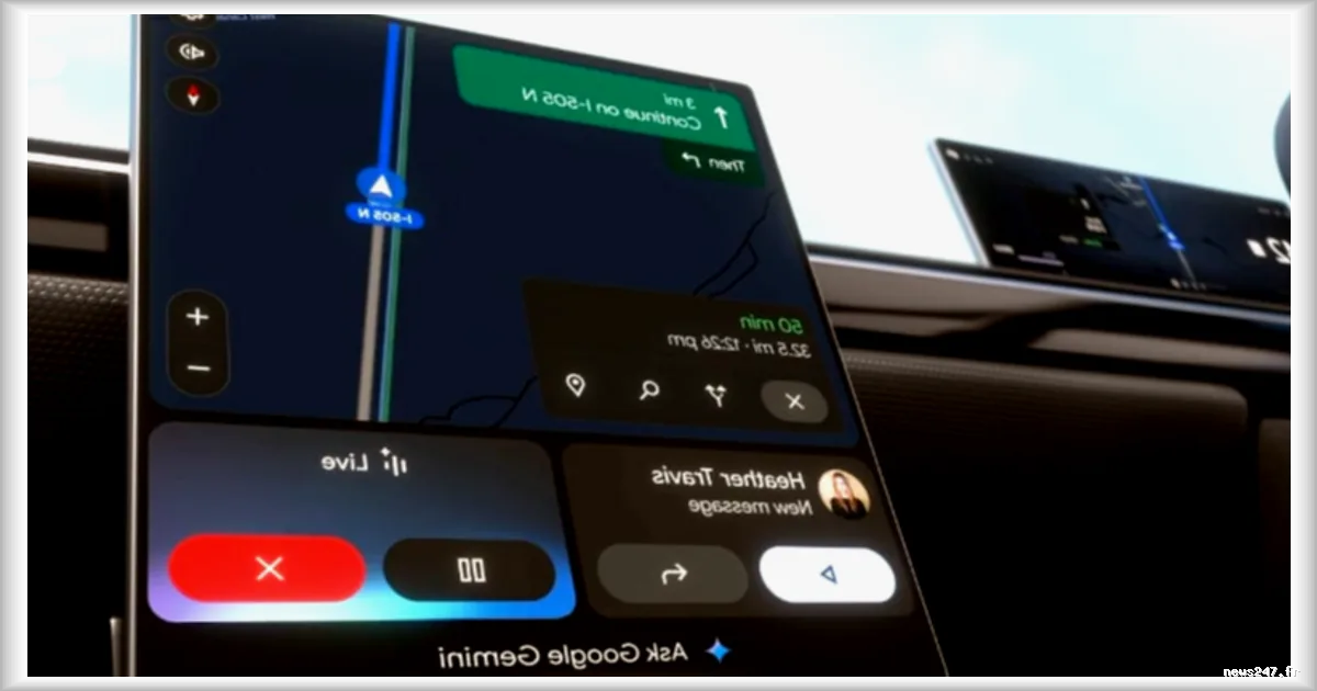 Gemini de Google arrive sur Android Auto : des utilisateurs insatisfaits de la mise à jour