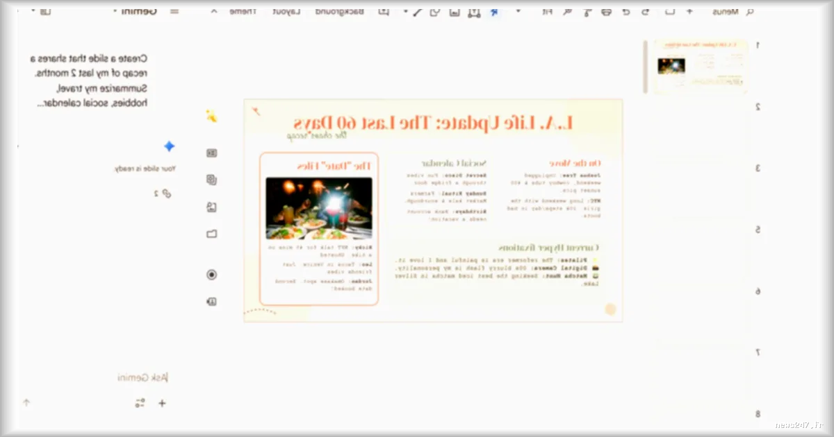 Gemini intègre de nouvelles fonctionnalités IA dans Google Workspace