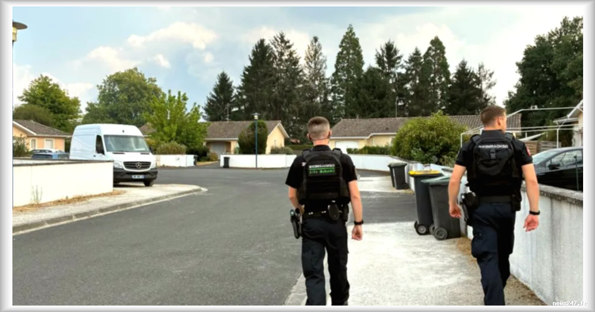 Gironde : les gendarmes en patrouille dans les communes évacuées pour prévenir les pillages