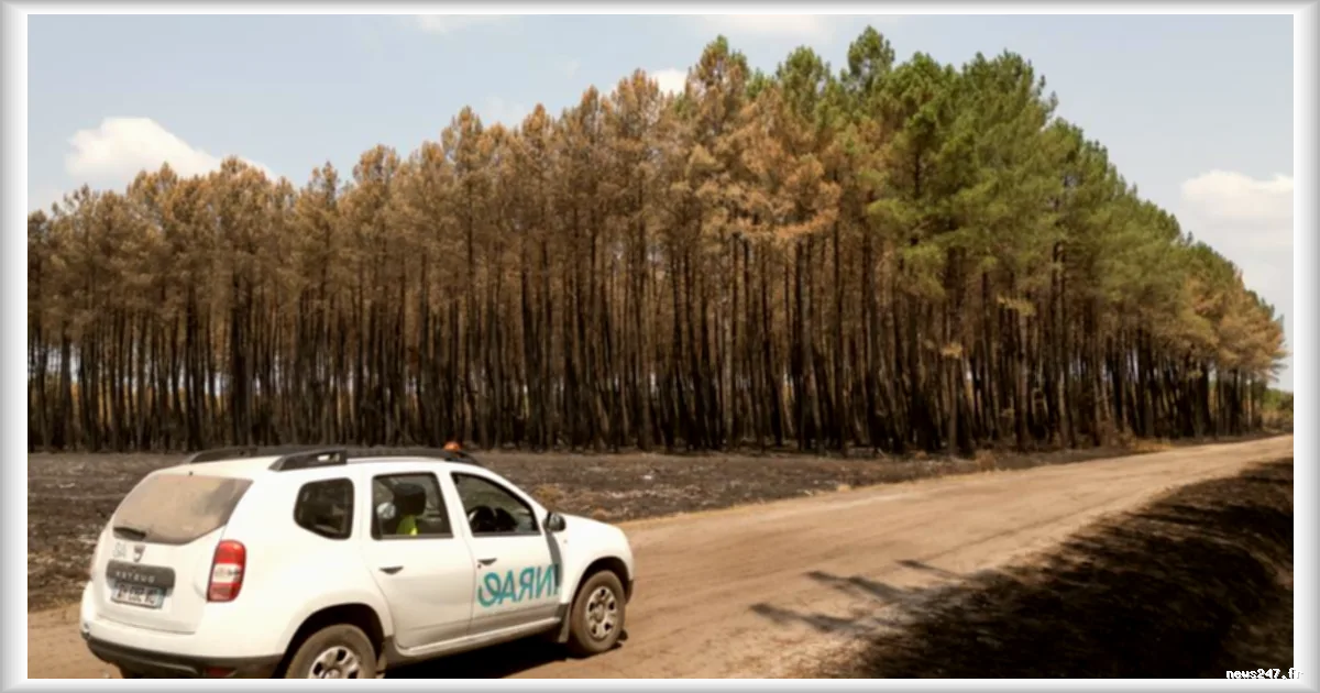 Gironde : près de 80 hectares de dispositifs scientifiques de l’INRAE détruits par les incendies
