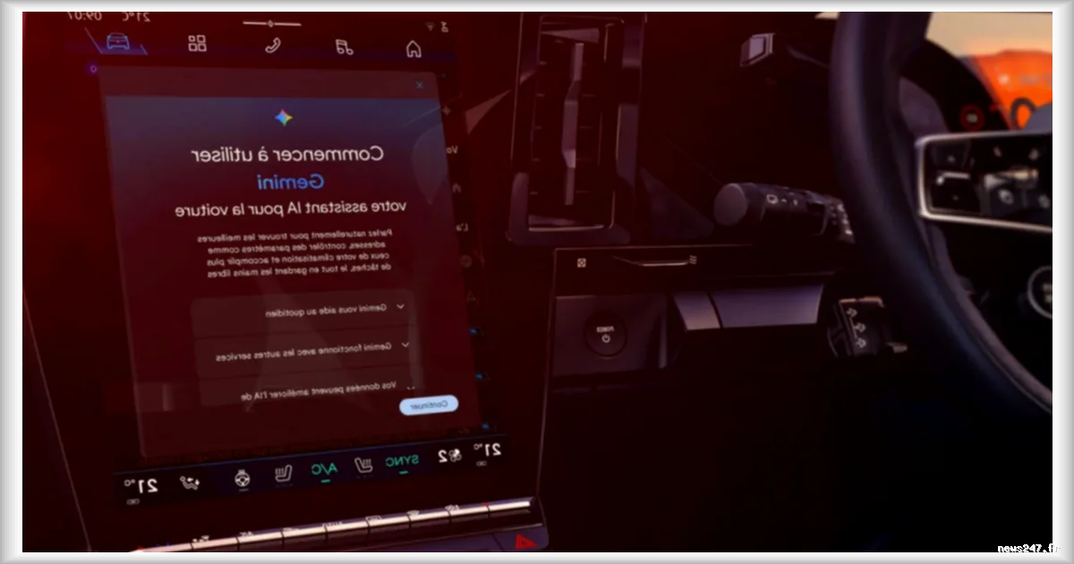 Google étend les capacités de son assistant Gemini aux caméras des véhicules : une nouvelle fonction testée sur une Volvo électrique