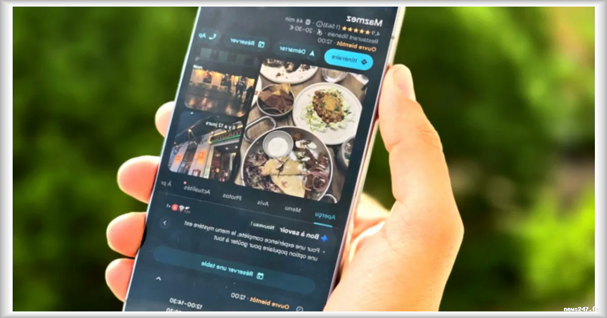 Google Maps intègre des suggestions de Gemini basées sur les avis des internautes