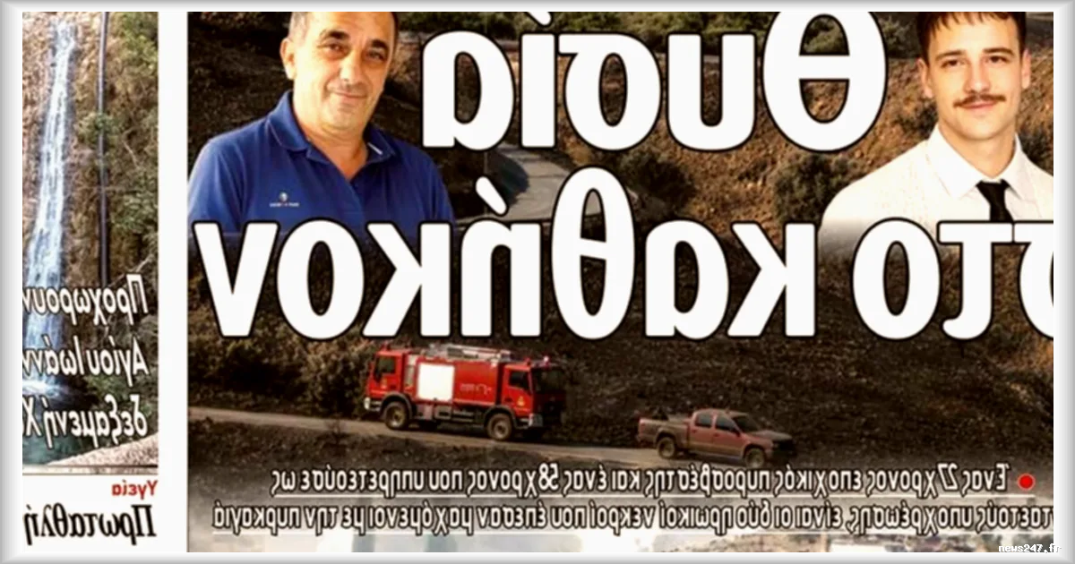 Grèce : trois pompiers morts dans les incendies en Crète, un deuil national