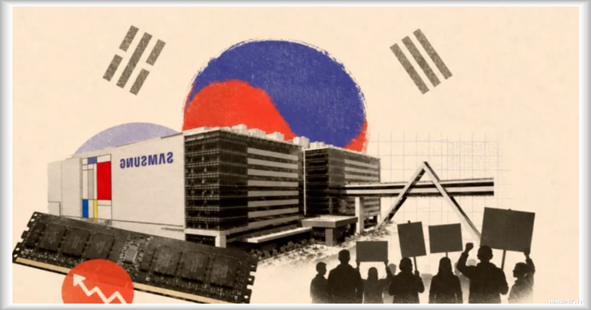 Grève chez Samsung : plus de 50 000 salariés sud-coréens menacent de paralyser la production de puces pour l'IA