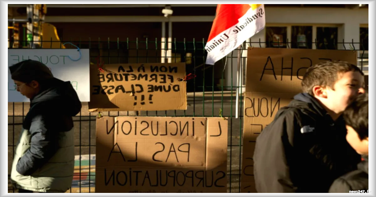Grève du 31 mars : Forte mobilisation des enseignants pour protester contre les suppressions de postes et les fermetures de classes