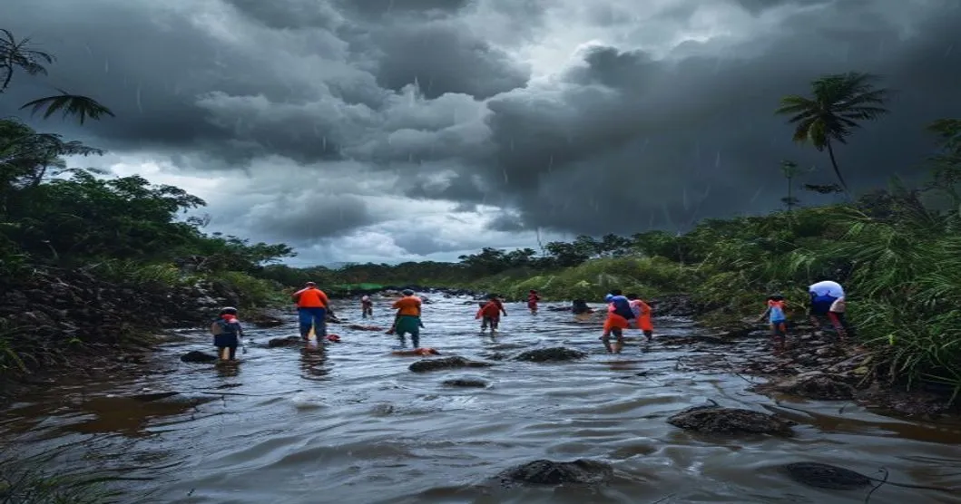 Guadeloupe en vigilance orange : Météo-France alerte sur des pluies et orages violents