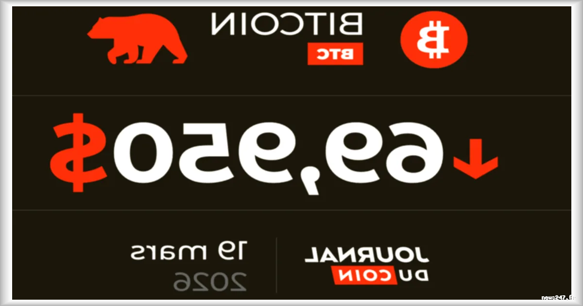 Guerre et marché baissier : le BTC en apnée Bitcoin 19 mars