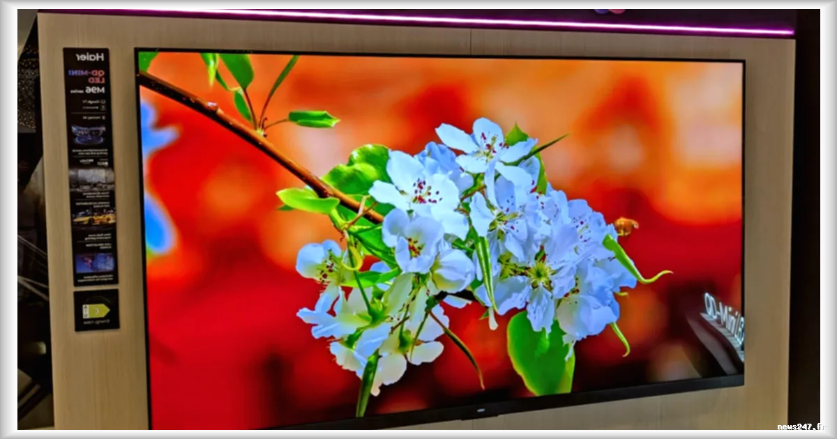 Haier revient sur le marché français avec une gamme de télévisions QLED et Mini LED