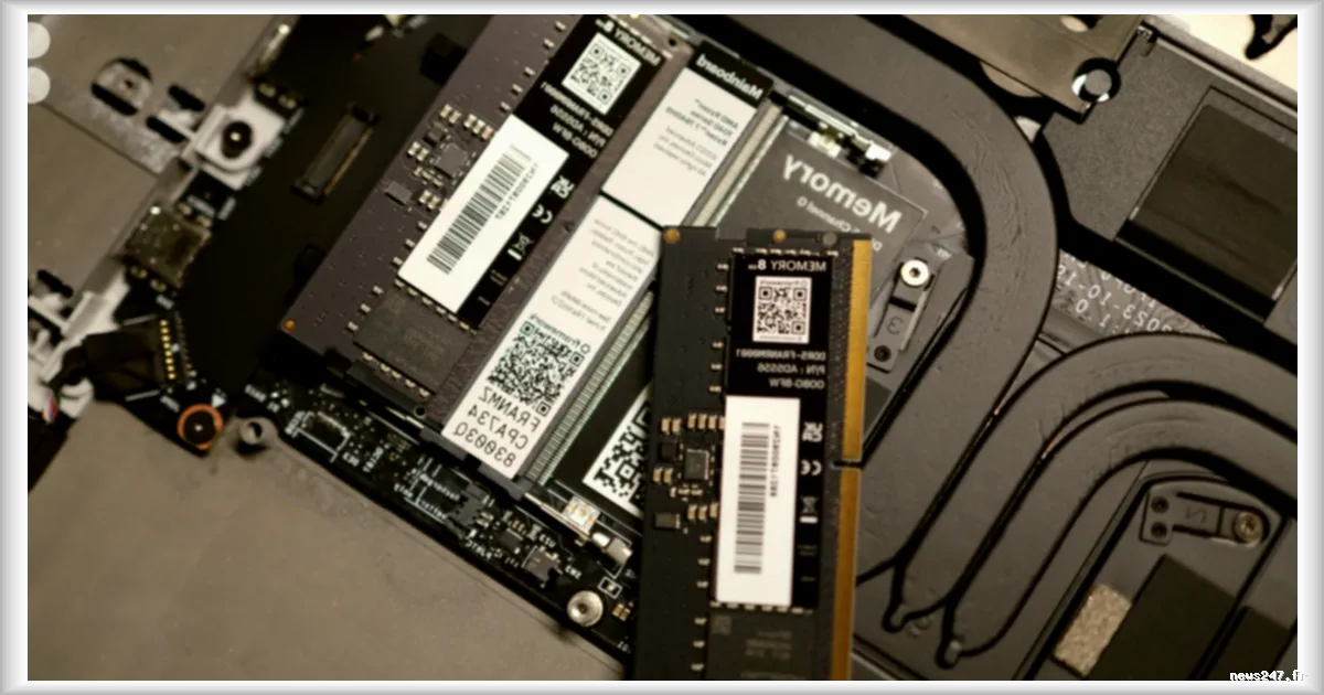 Hausse continue de la RAM et du stockage chez Framework pour le troisieme mois consecutif