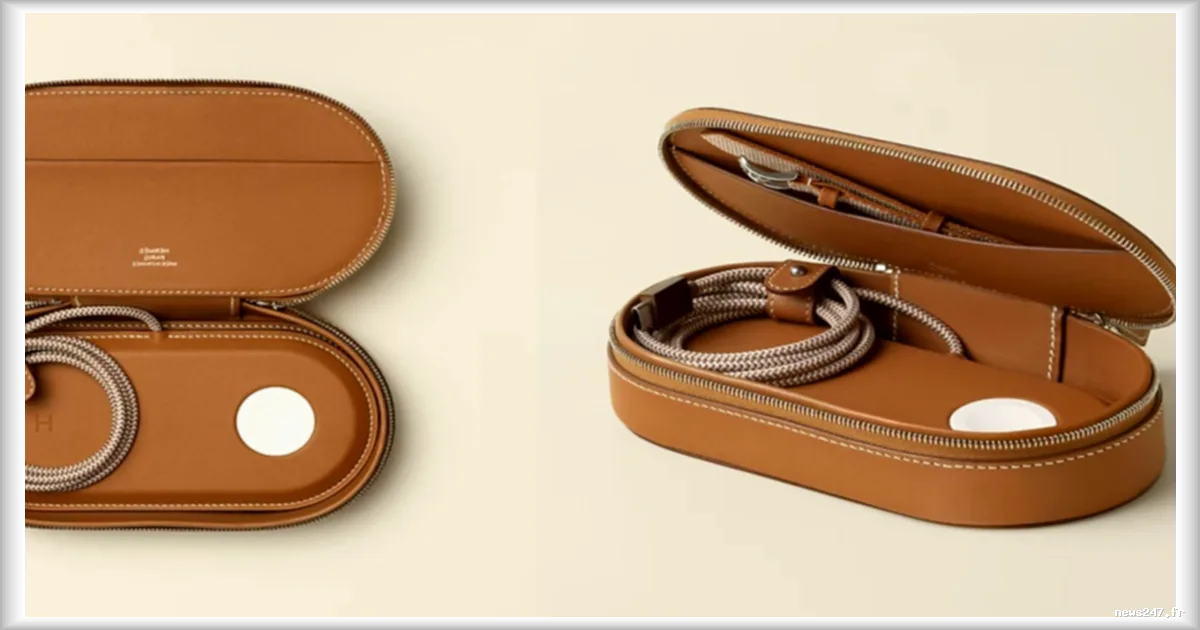 Hermès commercialise un chargeur MagSafe en cuir à près de 4 000 € : l’accessoire de luxe qui divise
