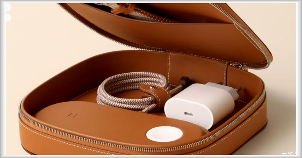 Hermès lance une ligne d'accessoires en cuir pour les chargeurs d'Apple