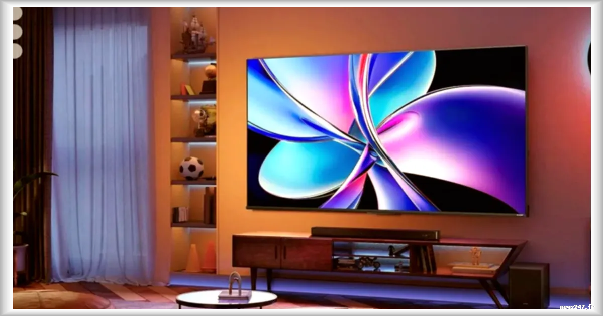 Hisense 55E7Q : un téléviseur QLED 55 pouces à moins de 300 € pour suivre la Coupe du monde