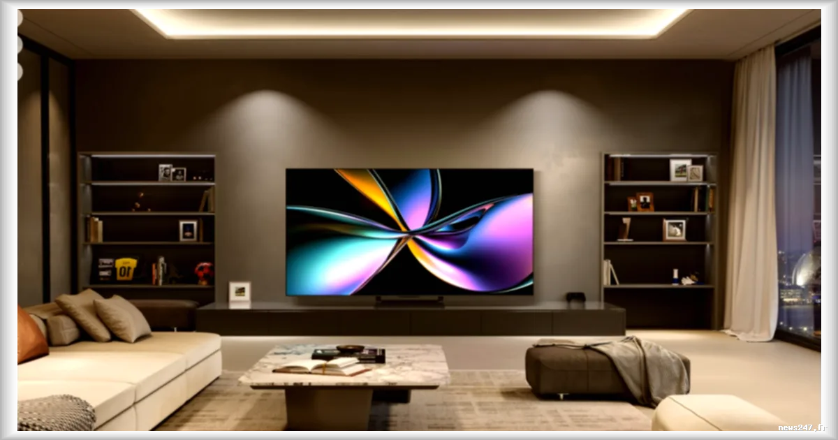 Hisense lance une promotion sur son téléviseur 75 pouces Mini LED 4K 165 Hz, passé de 1 299 € à 999,99 €