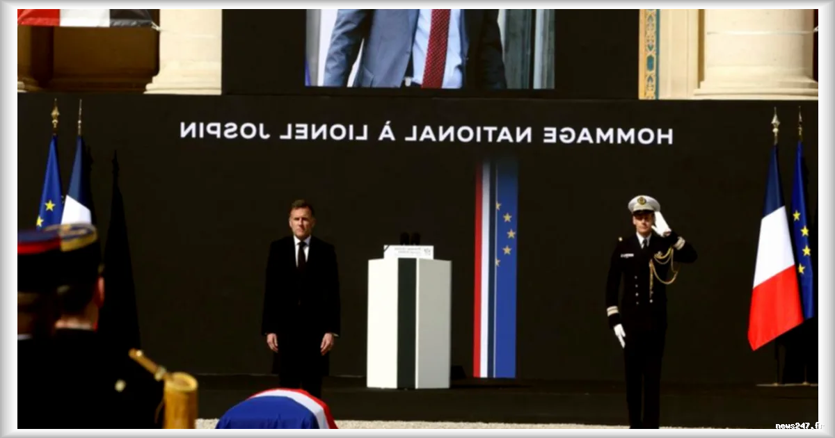 Hommage national à l'ancien Premier Ministre Lionel Jospin pour sa rigueur et son engagement politique
