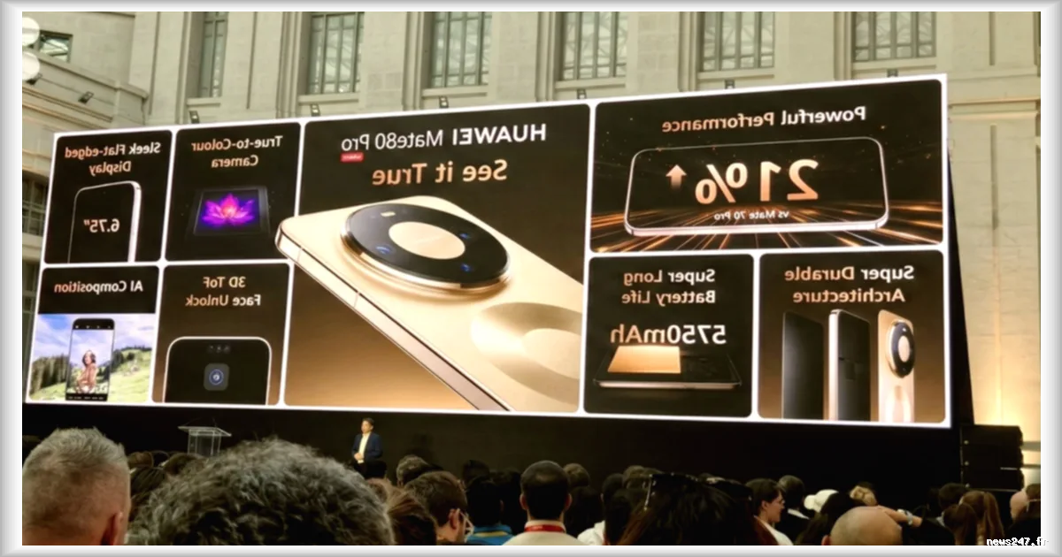 Huawei lance le Mate 80 Pro en Europe : un smartphone de haute qualité en 2026