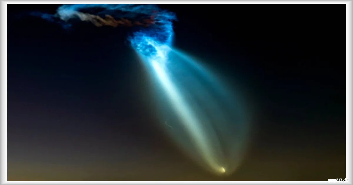 Images d'une 'méduse spatiale' lors du lancement de SpaceX : explication du phénomène