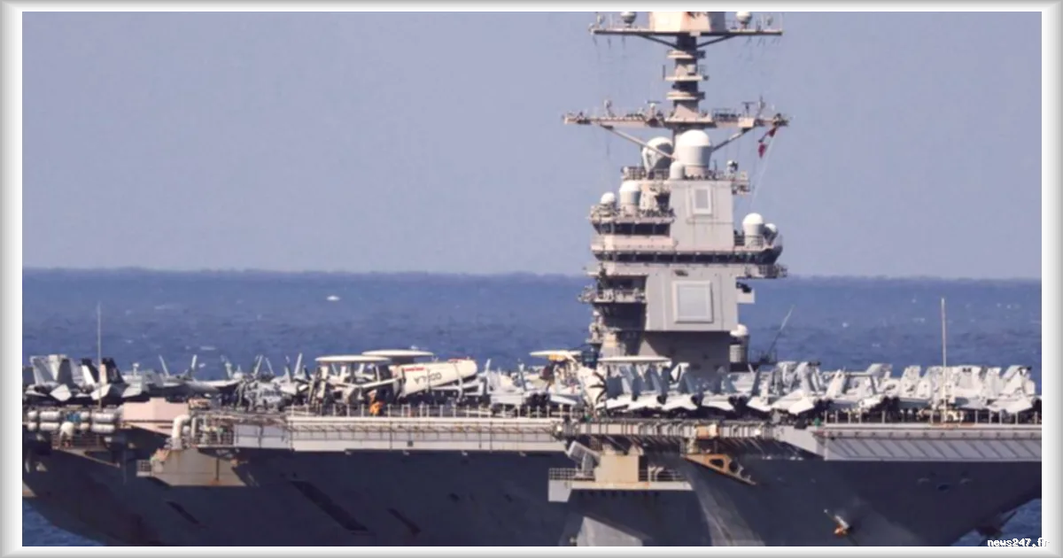 Incendie à bord du porte-avions américain Gerald R. Ford : les détails d'un incident grave