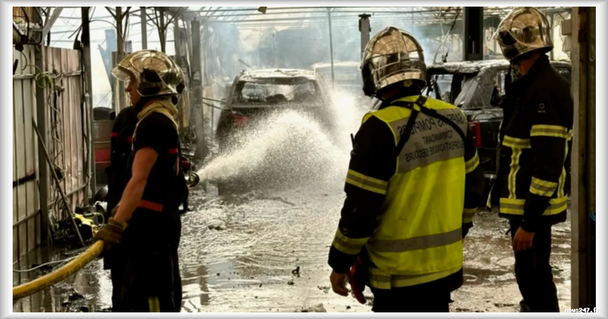 Incendie dans des serres agricoles à Cagnes-sur-Mer : un incendie maîtrisé en une heure, 50 pompiers mobilisés