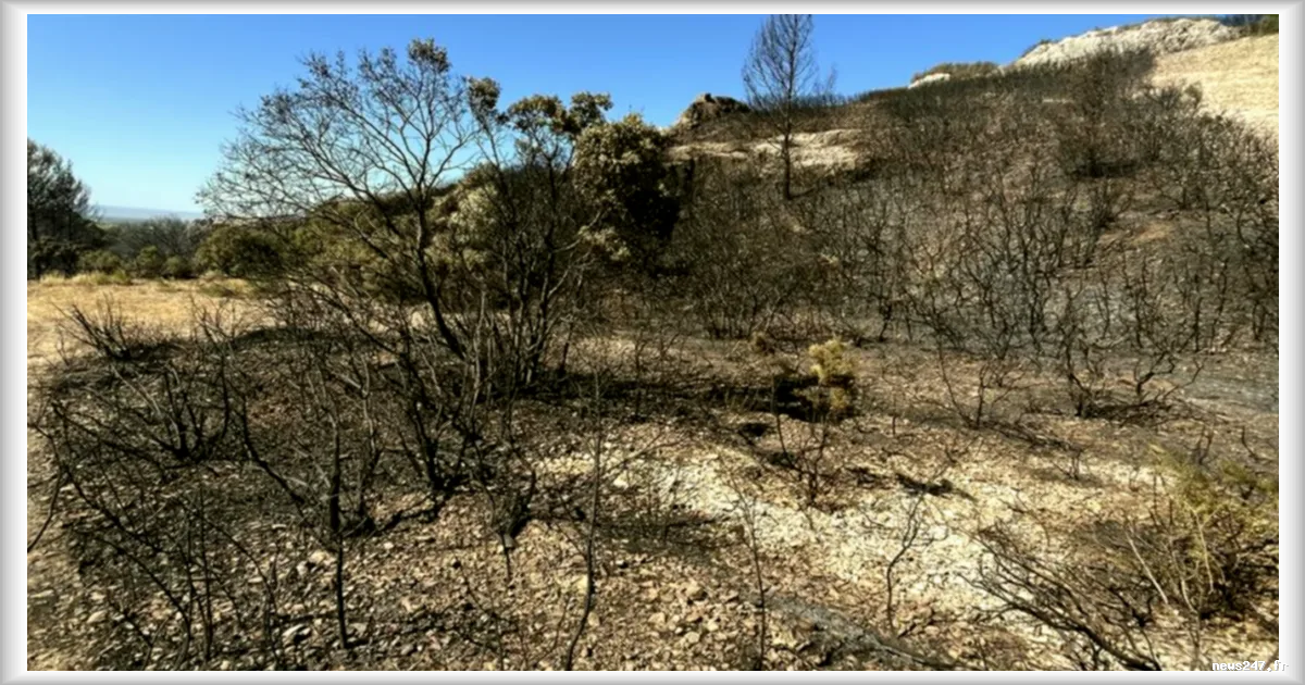 Incendie de Lançon-Provence fixé après 275 hectares ravagés : les pompiers en alerte maximale