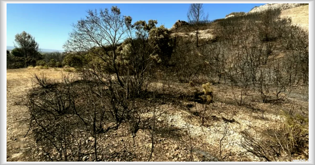 Incendie de Lançon-Provence fixé après 275 hectares ravagés : les pompiers en alerte maximale
