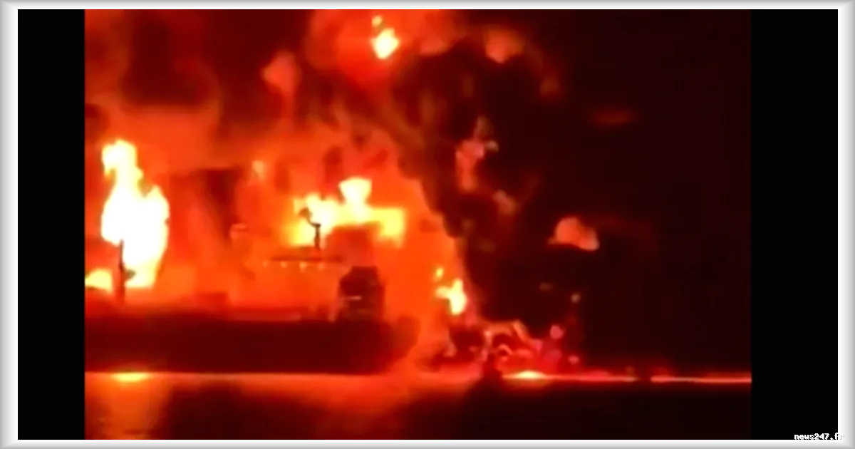 Incendie de pétroliers au large de l'Irak : des images impressionnantes et des conséquences régionales