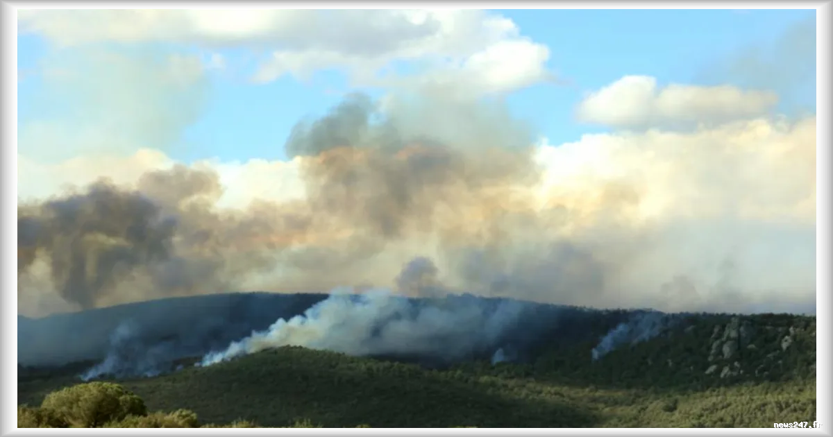 Incendie historique en Drôme et Ardèche : dix ans nécessaires pour restaurer la forêt du Justin