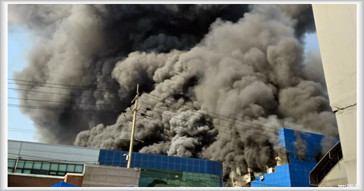 Incendie meurtrier en Corée du Sud : la culture du 'pali-pali' mise en cause