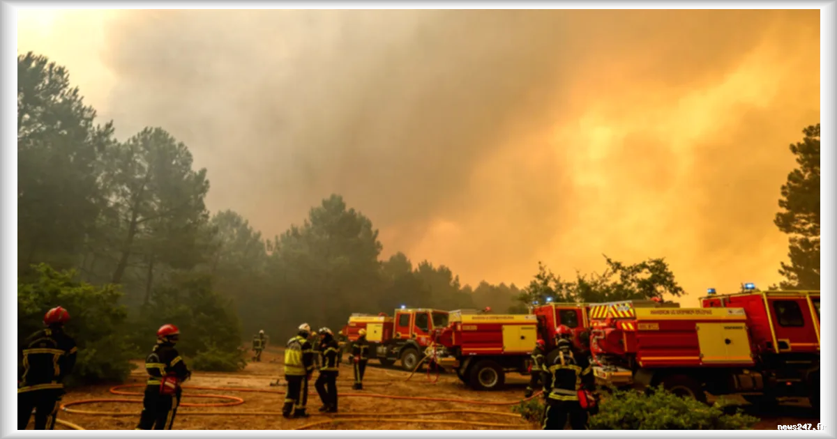 Incendies dans le Sud-Ouest : plus de 10 000 hectares de forêt détruits et évacuations au Cap-Ferret