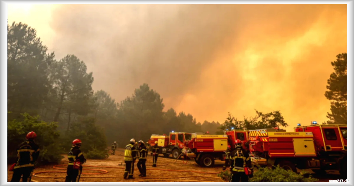 Incendies dans le Sud-Ouest : plus de 10 000 hectares de forêt détruits et évacuations au Cap-Ferret