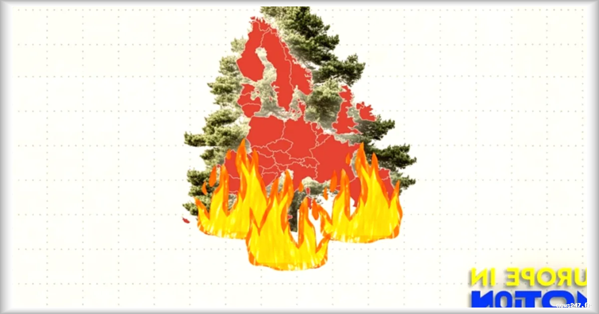 Incendies en Europe : l'Espagne et le Portugal en première ligne, l'UE en passe de battre un record