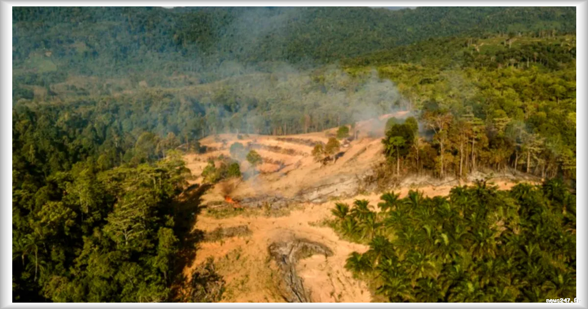Indonésie : la déforestation s’accélère à un rythme record en 2025, selon Courrier International