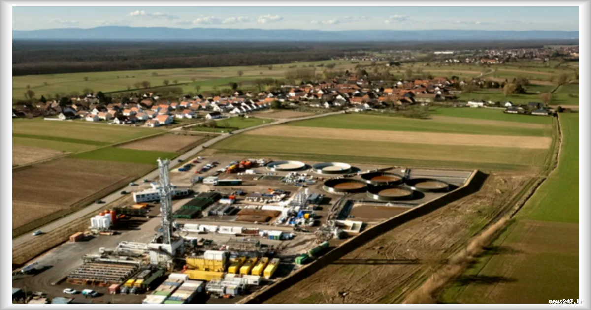 Inquiétudes en Alsace face à l'extraction de lithium provoquant des secousses telluriques
