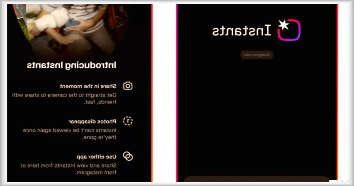 Instants : Instagram lance une application autonome dédiée aux messages éphémères