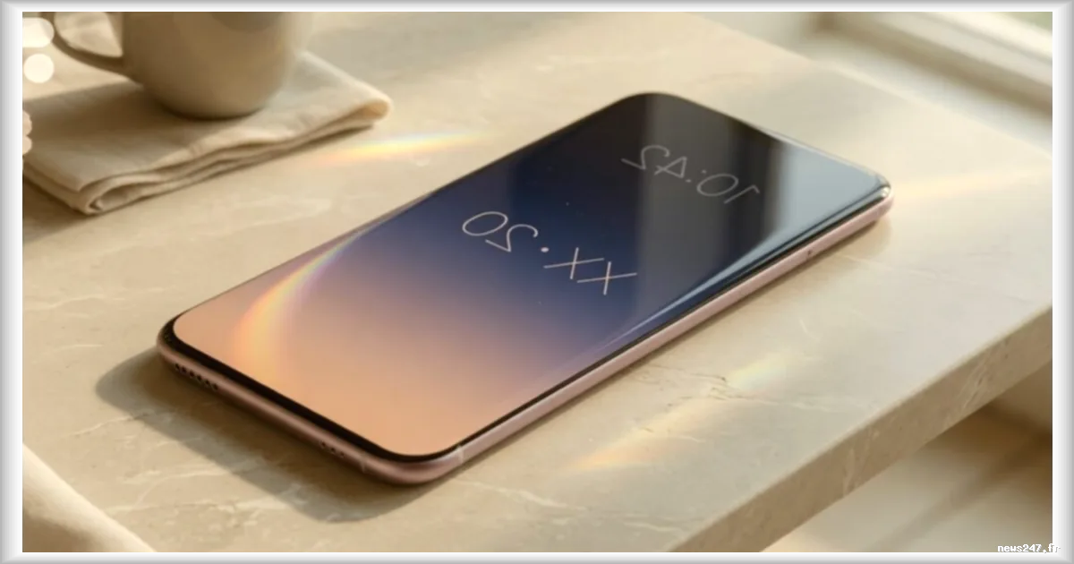 iPhone 20 : Apple préparerait un design révolutionnaire sans bordure avec un écran OLED micro-courbé