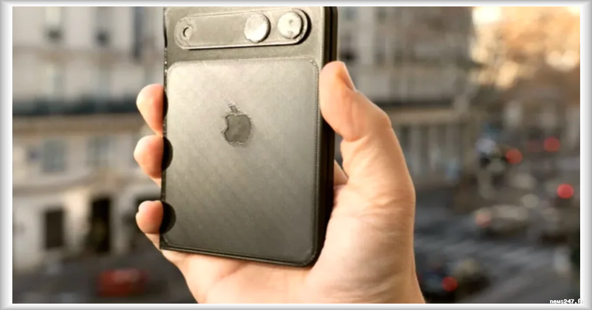 iPhone Fold : les schémas techniques dévoilent un design plus fin que prévu