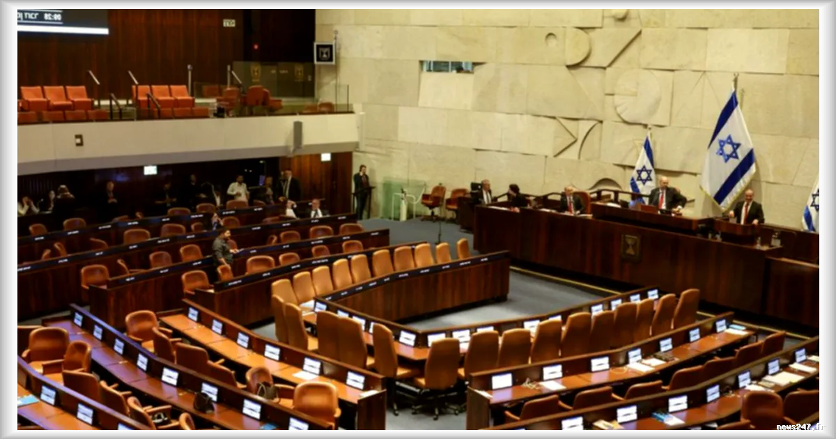 Israël : la Knesset en passe de se dissoudre après un vote historique