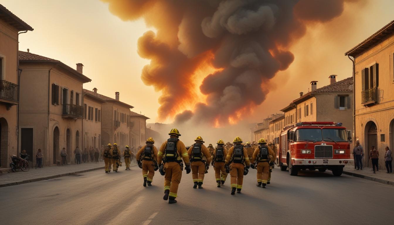 Italie : un incendie majeur en Toscane force l'évacuation de 3 500 personnes