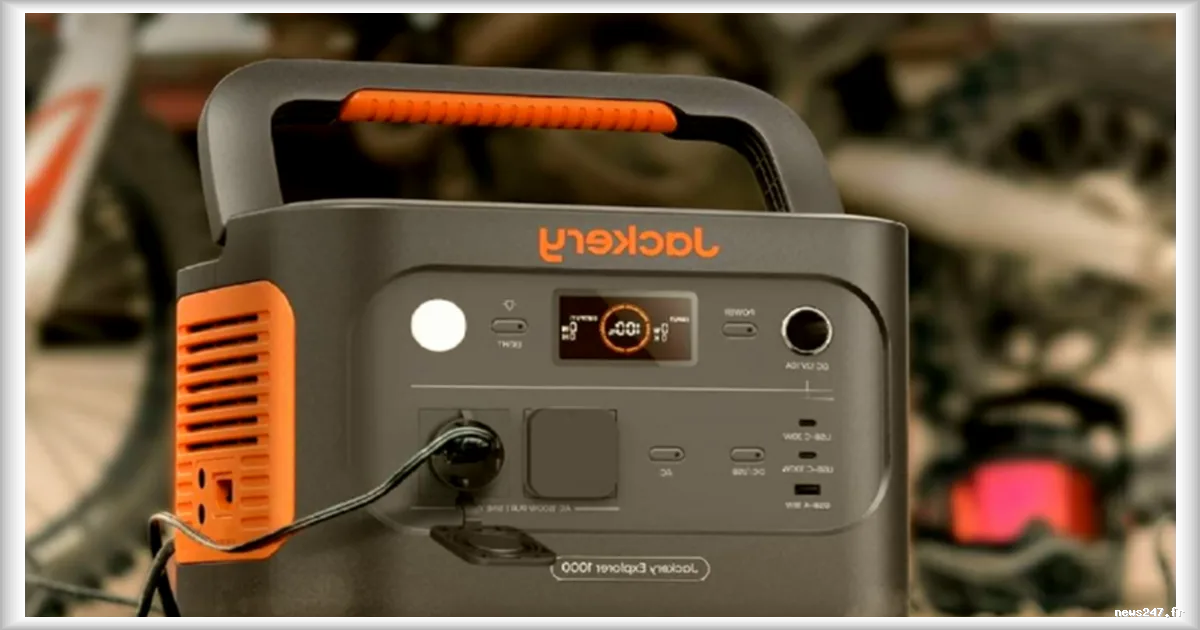 Jackery propose une offre limitee sur sa station électrique portable Explorer 1000 v2