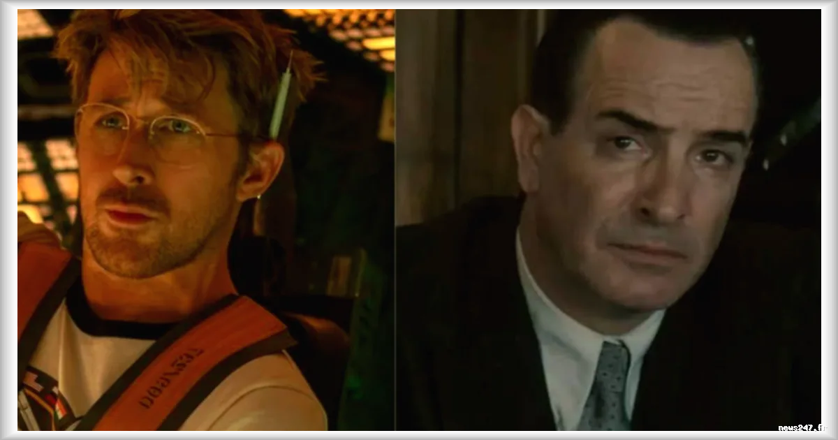 Jean Dujardin et Ryan Gosling en tete du box-office francais : analyse des films Les Rayons et les Ombres et Projet derniere chance