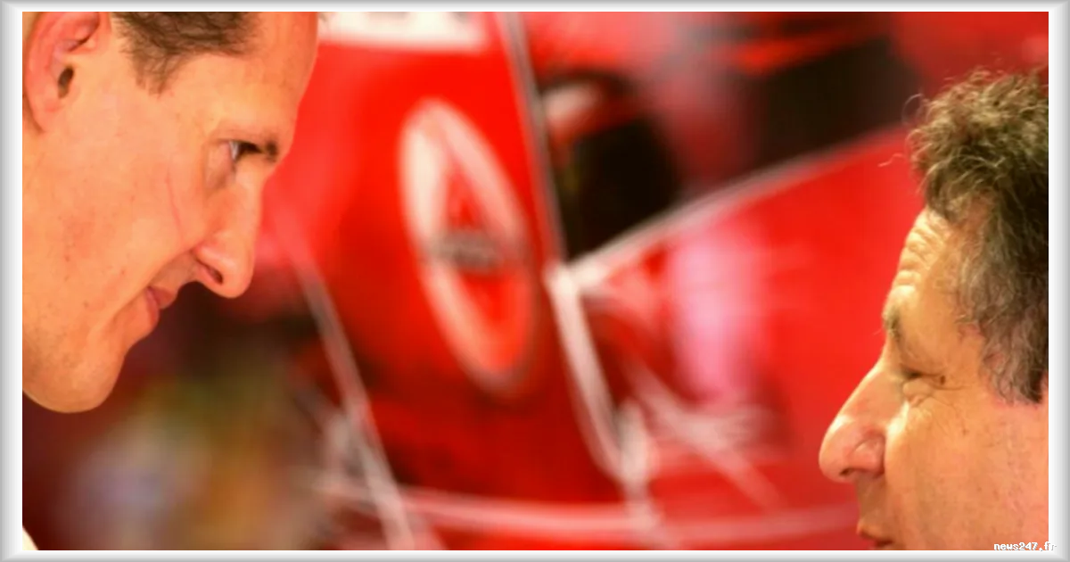 Jean Todt reconnaît deux tricheries de Michael Schumacher en Formule 1