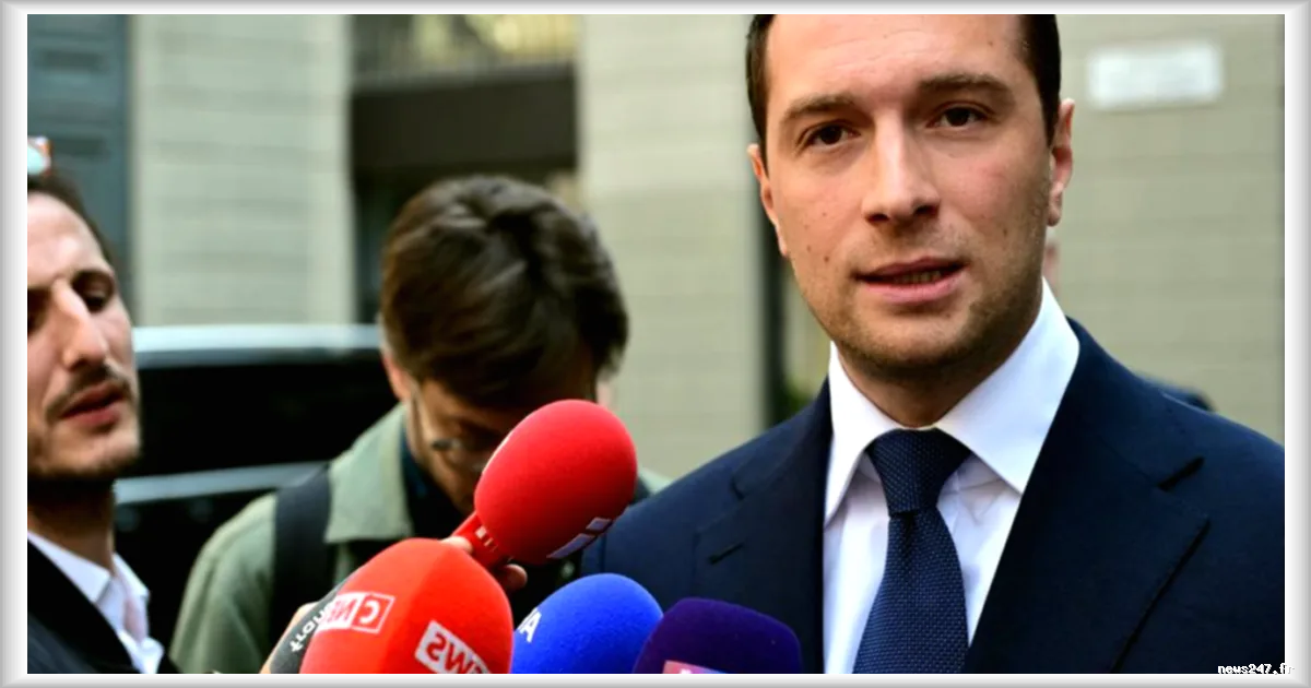 Jordan Bardella affirme que le gouvernement est sous l'influence du Parti socialiste