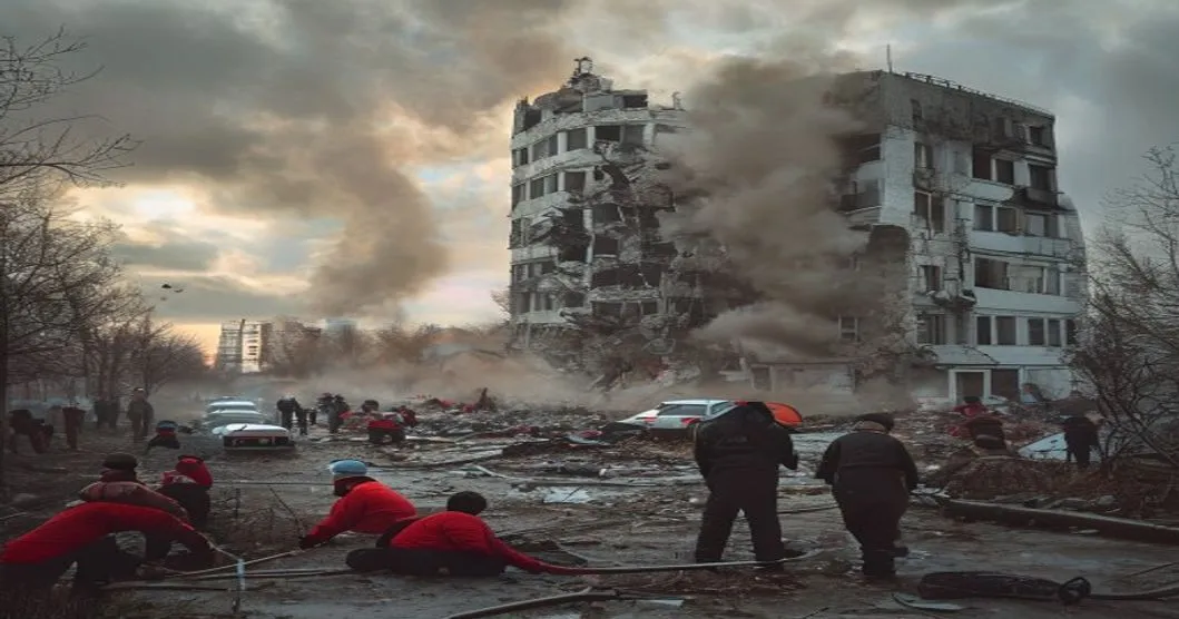 Kyiv frappée par une attaque massive russe : au moins deux morts et 56 blessés