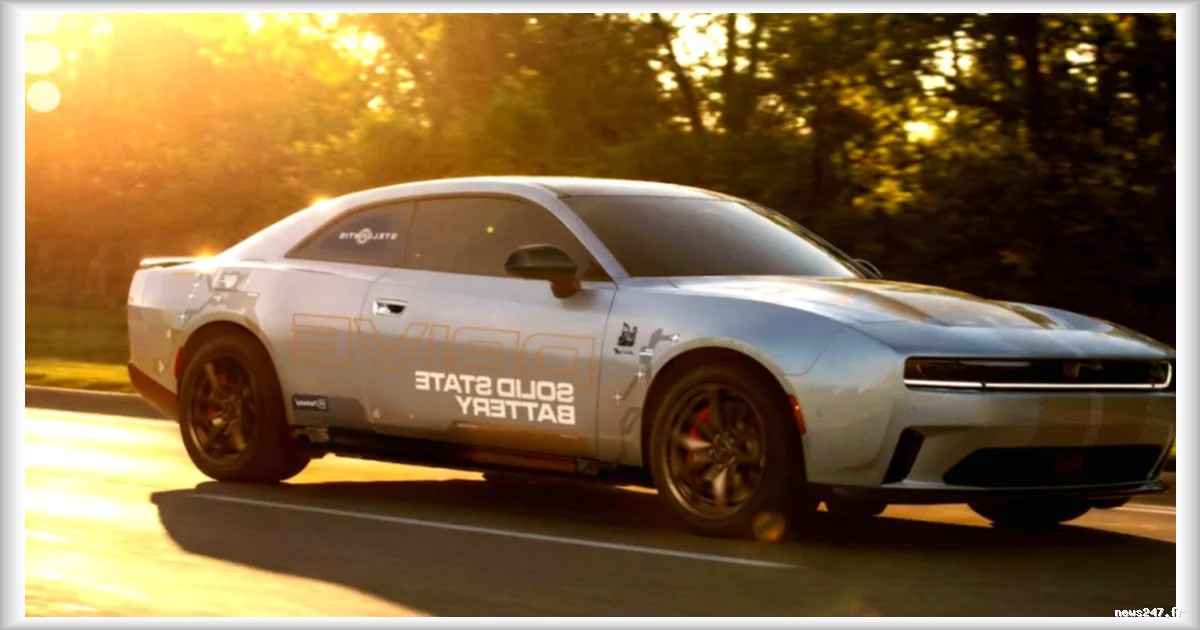 La batterie solide arrive enfin chez Stellantis grâce à la Dodge Charger électrique vendue en Europe