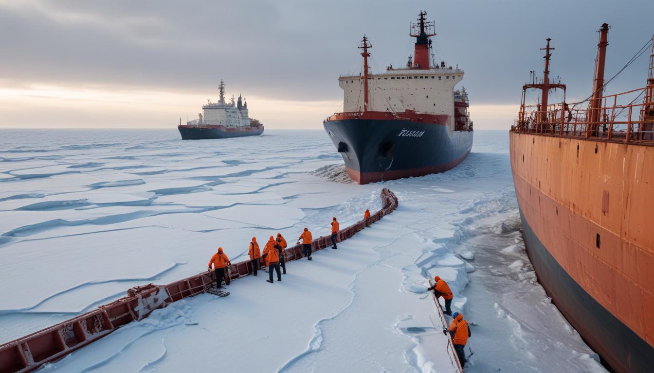 La campagne de brise-glaces dans le golfe de Finlande se prolonge depuis cinquante jours