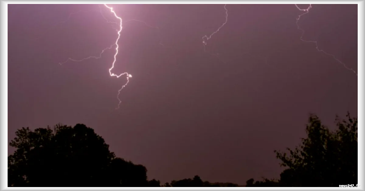 La canicule laisse place aux orages : les températures en baisse sur la moitié ouest de la France