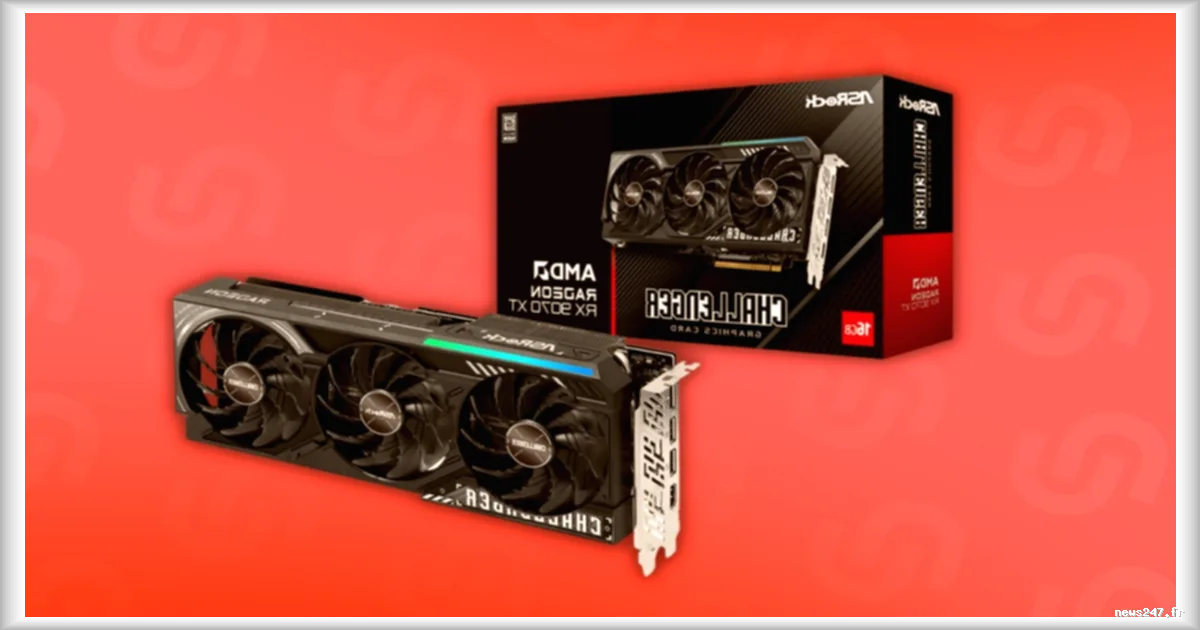 La carte graphique AMD Radeon RX 9070 XT en promotion sur le site Infomax