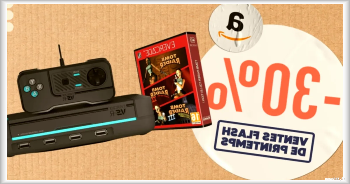 La console Blaze Evercade VS-R avec la collection Tomb Raider est de retour à un super prix