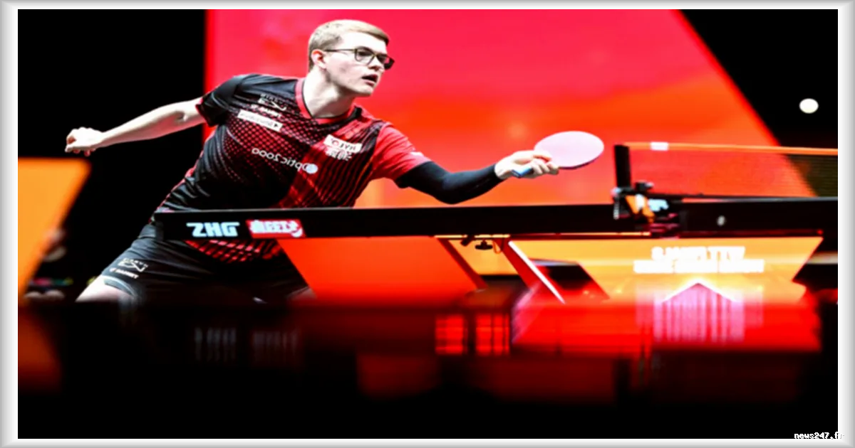 La cote du pongiste français Félix Lebrun atteint des sommets à Macao pour la Coupe du monde