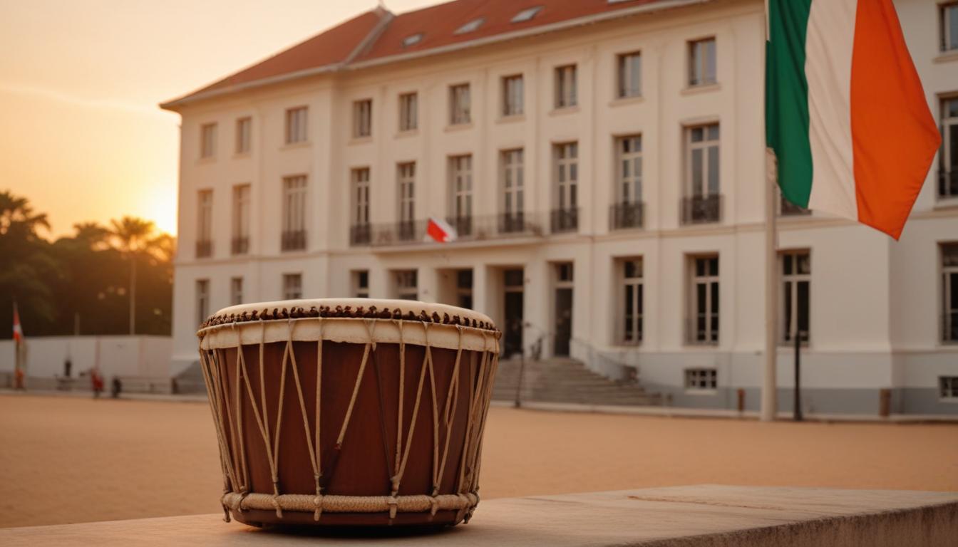 La France restitue un tambour parleur à la Côte d'Ivoire après 110 ans